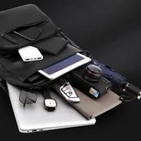 Mochipa minimalist de cuero para hombre, Bolso de Orden impermeable para Viajes de Negocios y Viajes, 40x28x18cm - details 2