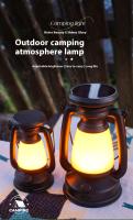 Lámpara Portátil LED Recargable USB Retro Solar Para Camping Impermeable Con Luz De Emergencia Para Exterior Y Tienda De Acampar - details 0