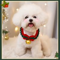 Bufanda Navideña Para Mascotas De Algodón Tejida Cómoda Cuello Calentador Para Gatos Y Perros Accesorio Festivo Para Animales - details 4