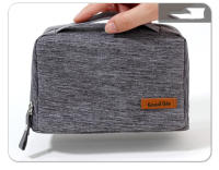 Bolsa De Maquillaje Para Viaje Impermeable Organizador De Belleza Para Hombres Y Mujeres Estuche Neceser De Cosméticos Casual Tamaño Compacto - details 5