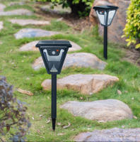 Spotlight Solar Exterior 5500K Luz De Jardín Decorativa Para Patio Yard Lámpara De Pared Solar Con Inducción Luz De Suelo Para Jardín Moderna IP65 ABS Batería De Litio - details 5