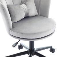 Modern diseño, Changeling Silla, Silla de oficina, respaldo en forma de pétalo, cojín lumbar en forma de Mariposa, regulable en Altura, suave cojín de asiento. Adecuado para Sala de estar, dormitorio, oficina, etc. - details 8
