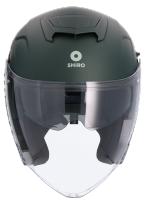 SHIRO HELMETS CASCO JET MODELO CAPRI VERDE METALIZADO - details 1