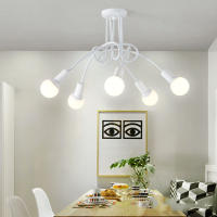 Lámpara De Araña Moderna Para Decoración Del Hogar Iluminación Sencilla Para Dormitorio Comedor Y Sala De Estar Montaje Directo - details 1