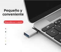 Adaptador OTG USB 3.0 a Tipo C Hembra a Macho Carga Rápida Adaptador USB C Para Xiaomi Samsung Laptop PC Conector a USB a Conector B Tipo-C Voltaje De Entrada 5v Voltaje De Salida 5v - details 10