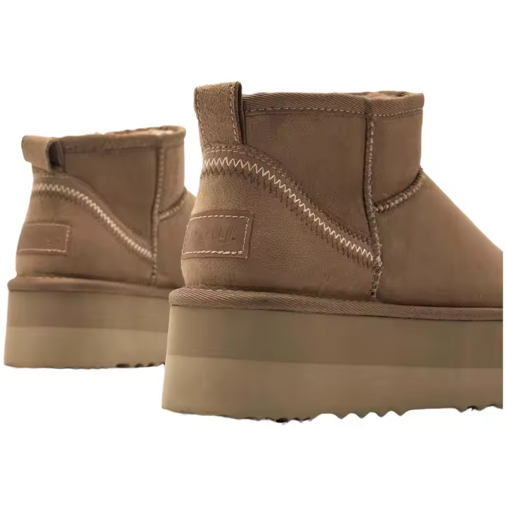 Botas Mustang  para mujer en color beige - 1
