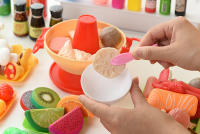 Juego De Cocina Para Niñas Con Alimentos Y Verduras Simulación Barbecue Set Educativo Para Casa De Juguete Interactivo Para Niños Y Niñas Aged 3-12 - details 7