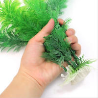 Plantas Artificiales Para Acuario 30cm Decoración De Agua Adornos Verdes Para Tanque De Peces Decoración De Hierba Accesorios - details 4