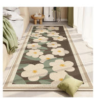 Manta De Cama Con Diseño De Flores Cristal Velvet Absorbente Antideslizante Y Resistente a La Suciedad Para Habitación Moderna - details 6