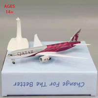 Modelo De Avión Boeing 777 De 20CM En Aleación De Metal Para AIR QATAR Con Ruedas Y Andamios Regalo Para Coleccionistas - details 4