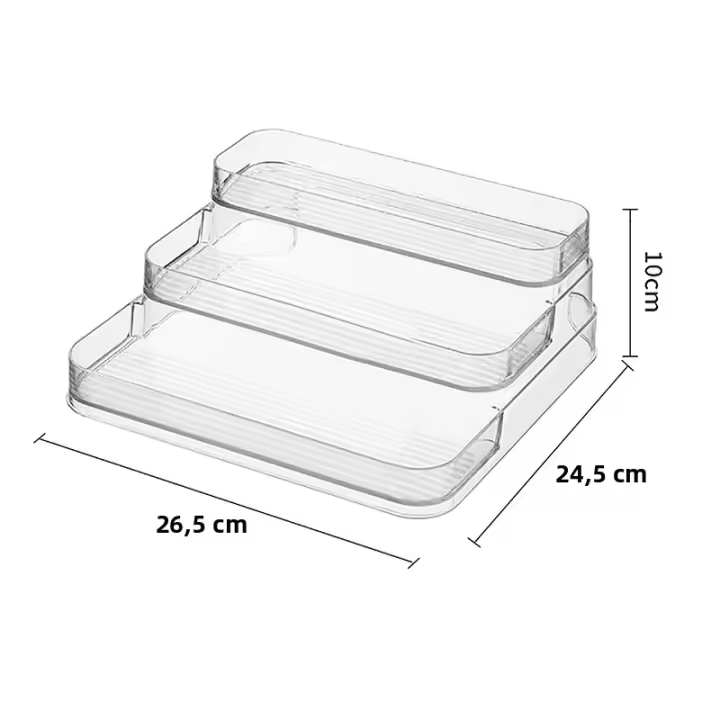 Organizador De Perfumes De 3 Niveles Para Escritorio Estante De Almacenamiento Para Cosméticos Y Muñecas Soporte Para Condimentos De Cocina - 1