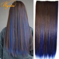 Extensiones De Cabello Sintético WIGSIN 24 Pulgadas Recto Resistente Al Calor Fibra De Cabello Para Cosplay Pieza Unica Para Mujeres - details 3