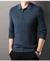 Suéter De Hombre De Alta Calidad Otoño/Invierno Con Mangas Largas Y Cuello Redondo Suave Y Grueso Estilo Casual Sin Capucha - details 4