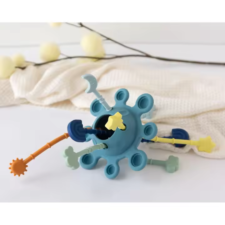 Juguete Mordedor de Silicona,Modelo 4299 25cm, 100% Silicona, Kiokids - 1