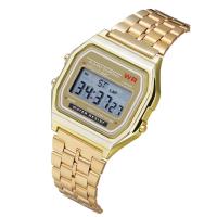 Reloj De Pulsera Deportivo Digital LED Multifuncional Para Hombres Y Mujeres F91W Correa De Acero Cuadro De Arco Índice Material De Aluminio Reloj De Negocios - details 2