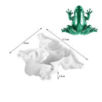 Molde De Silicona 3D Pequeño Con Animales Para Decoración De Escritorio Y Resina Epoxy Molde Para Ornamento De Habitación DIY Molde De Rana Lagarto Caracol - details 4