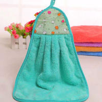 4pcs Algodón Coral Toallas De Mano Suaves Y Absorbentes Para Baño Y Cocina Toallas De Lavado Y Accesorios De Cocina Unisex - details 2