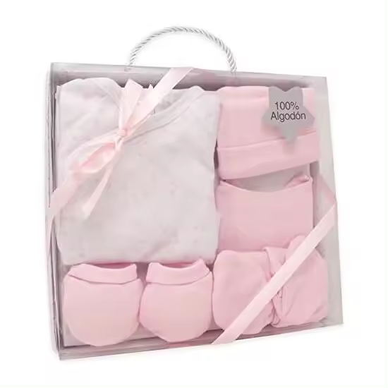 DUFFI BABY - SET DE REGALO ESTAMPADO 100% ALGODON (5 PIEZAS) - Ropa Para Bebé Artículos Prácticos y Útiles Bebé  - Ropa Para Bebé Variedad de Productos  - Ropa Tacto Ultrasuave Especial Para Bebés - Ropa Especialmente Diseñado Para Uso Bebés. - 1