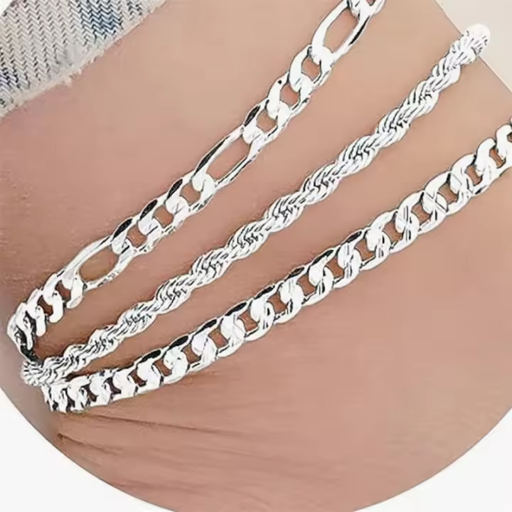 Juego De Pulseras De Tobillo En Forma De Serpiente Estilo Hip Hop Punk Para Mujer Color Oro Y Plata Vintage Accesorios De Playa Joyería De Verano Multicapa - 1