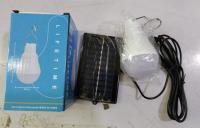 2 Luz de camping solar portáthil, Bombilla solar LED lámpara de emergencia solar Luz Jardín linterna iluminación solar with Panel de bombilla de gancho para camping, pesca, senderismo, interior - details 5