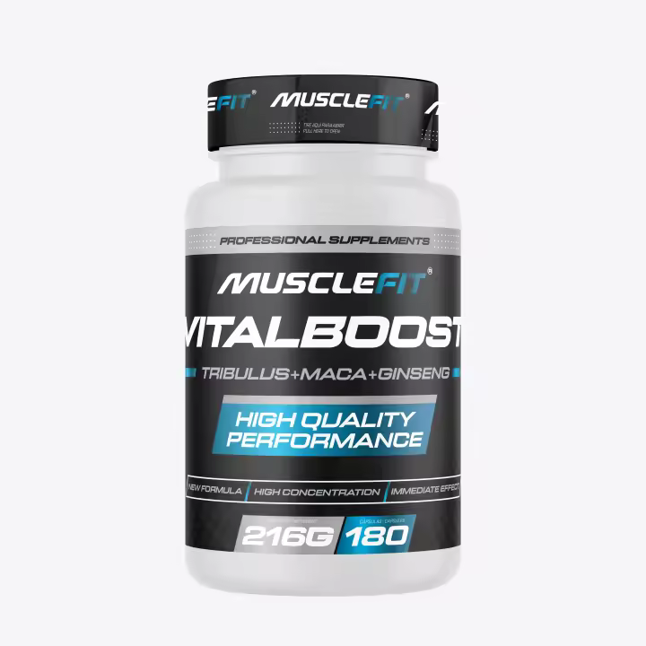 VITALBOOST - Tribulus + MACA + Ginseng - MuscleFit│180 cápsulas - 1