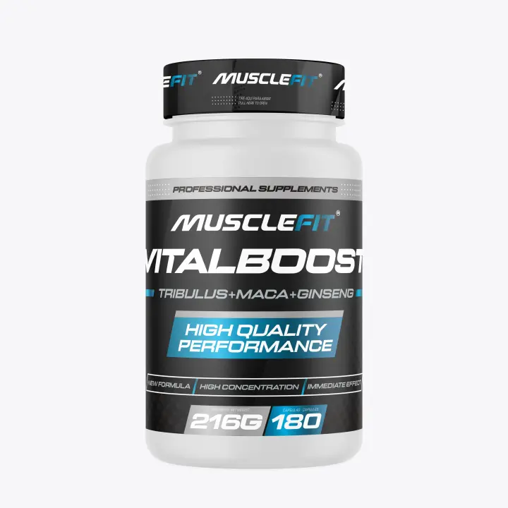 VITALBOOST - Tribulus + MACA + Ginseng - MuscleFit│180 cápsulas - 1