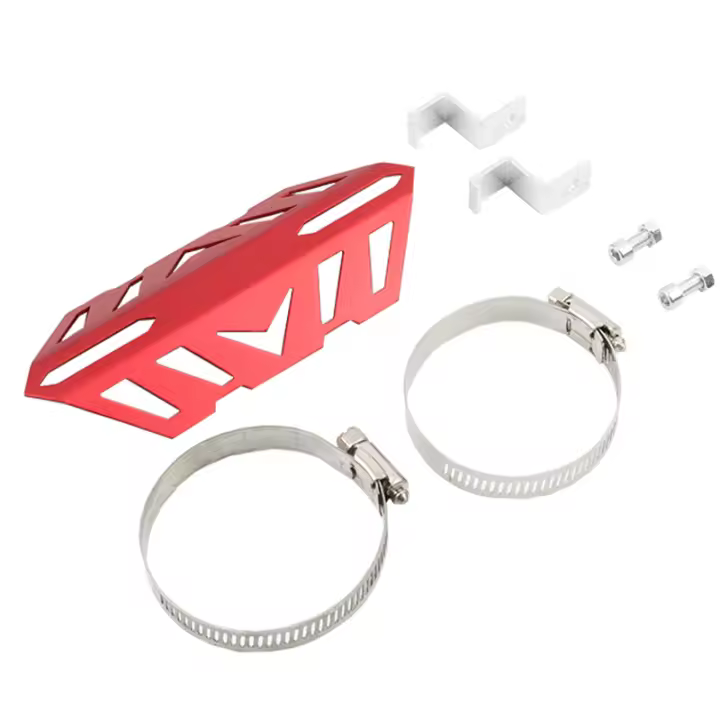 Cubierta De Resorte De Amortiguador De Polvo Para Manillar De Motocicleta Universal Protección De Aluminio Para Seguridad - 1