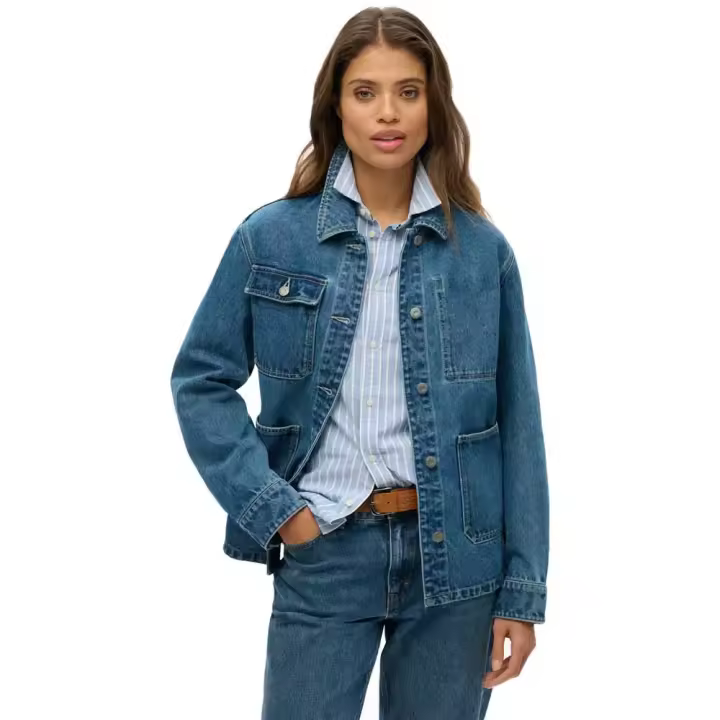 Ropa mujer Chaquetas Superdry Chaqueta Vaquera Chore Azul - 1