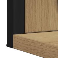 Espejo de baño vidaXL Roble Artesanal 50x12x60 cm Madera elaborada - details 6
