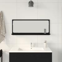 Espejo de baño vidaXL Roble Negro 90x10.5x37 cm de madera de ingeniería - details 2