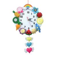 Reloj De Pared Hecho a Mano DIY De No-tejido Reloj Marítimo Lindo Para Jardín De Infantes Decoración Para El Hogar - details 9