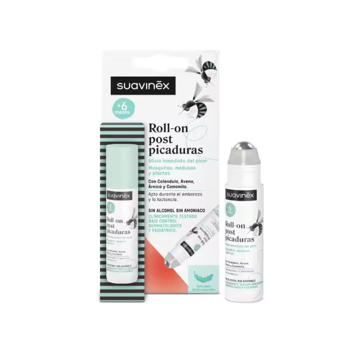 Suavinex Repelente de Insectos Roll-On Post-Picadura 6M 15ml - 1