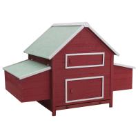 vidaXL Madera Maciza Gallinero 157x97x110cm Casa Jaula Pollos Gallinas Color Latón,  Gris,  Marrón y mas - details 3