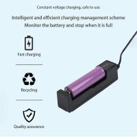 Cargador de badería 18650, badería de iones de litio recargable Universal de 3,7 V para - details 0
