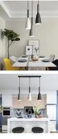 Lámpara Colgante Moderna Nórdica Multicolor Minimalista Para Cocina Comedor Dormitorio Bombilla Edison E27 Incluida - details 2