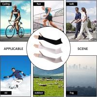 Arm Sleeves, 3 Pairs UV Protective Cooling Arm Sleeves for Women and Men, Summer Sun Protection Arm Sleeves - details 2