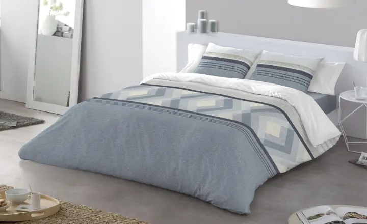 JVR - FUNDA NORDICA J/2 P modelo COLMAN - Tejido Microfibra Estampado - Maxima calidad - Fabricado en España - Cama 90/105/135/150/160/180 - 1