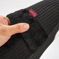 Zapatillas De Casa Para Mujer Invierno Antideslizantes Algodón Cálidas Plush Para Parejas Zapatos Internos Transpirables Talla Verdadera - details 11