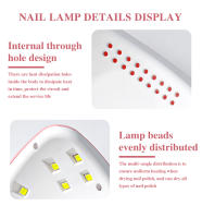 Lámpara LED Profesional Para Uñas 18LED Secado Rápido De Esmalte De Gel Para Salón De Uñas Con Fuente De Alimentación USB Material ABS Tamaño 16*13*8cm Peso 140g - details 5