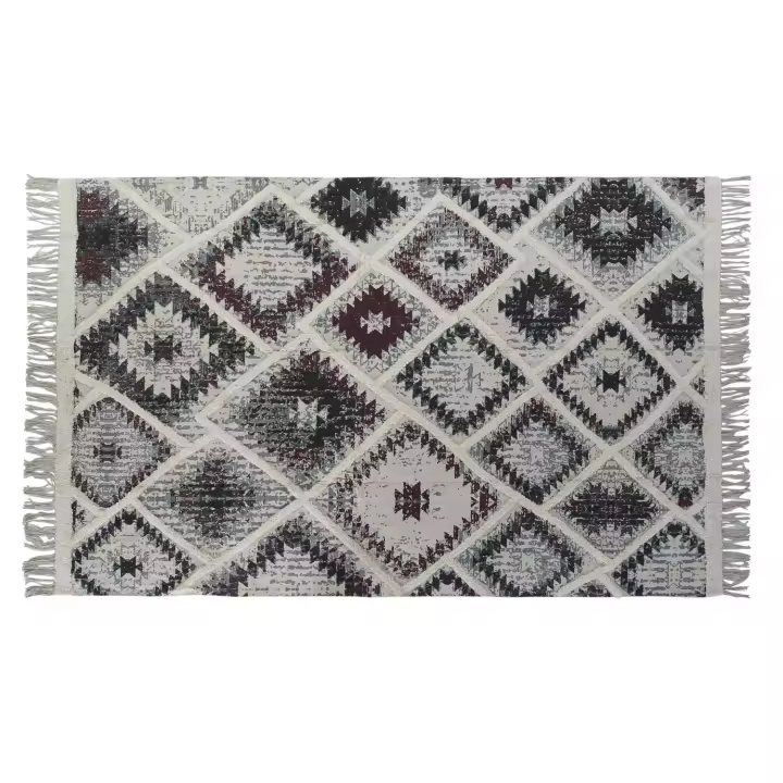 ALFOMBRA ALGODON 200X290X1 1200 GSM FLECOS BLANCO TX184684 - 1