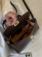 Bolso De Hombro Para Mujer De PU Suave Tamaño Pequeño Moda Retro 2025 Bolso Cruzado Versátil Para Comunicación Bolsa Cuadrada Pequeña - details 10