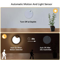 Lámpara De Pared LED Con Sensor De Movimiento Luz Nocturna Ajustable Brillo Para Dormitorio Toiletto Sala De Estar - details 1
