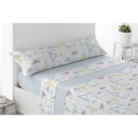 Juego de Sábana PIRINEO de invierno, 3 piezas diseño unisex estampado geométrico para camas de 90 cm 135 cm 150 cm y180 cm - details 2