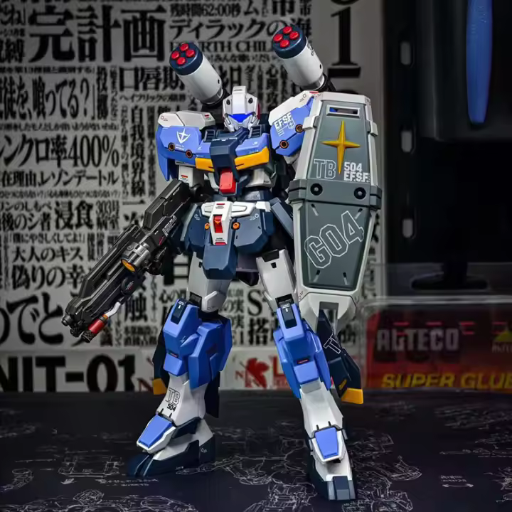 Figura De Acción Robot Hg 1/144 G-Line Standard Armor Rx-81st Modelo Plástico Para Niños Regalo De Navidad Ornaments Juguetes Unisex - 1