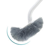 Cepillo De Limpieza Para Inodoro De Pared S-Curva Cabeza Flexible Accesorios De Limpieza Del Hogar Pelo Suave Herramientas De Limpieza - details 8