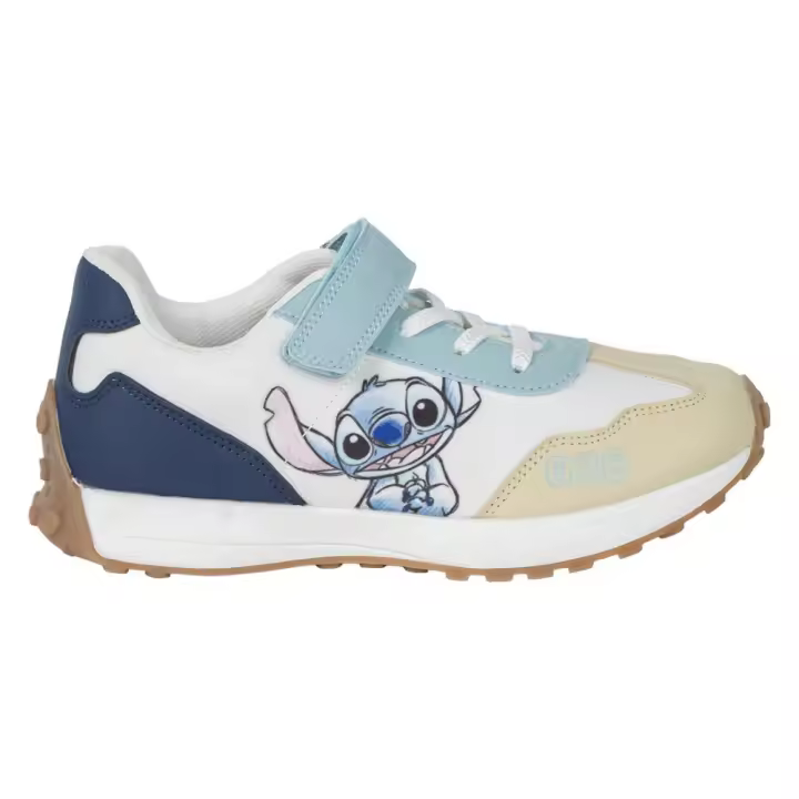 Zapatillas Deportivas Stitch Azul Blanco y Beige Niño 77555 - 1