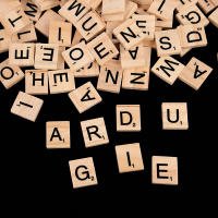 100Pcs Letras Y Números De Madera Para Manualidades DIY Juego Para Niños Decoración De Navidad Boda Fiesta Regalo Para Casa - details 1