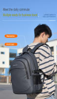 Mochila Ligera Para Hombre Con Gran Capacidad Para Viajes De Negocios Y Transporte Diario. Estilo Moderno Y Atractivo. Impermeable. Con Compartimento Para Computadora. - details 8