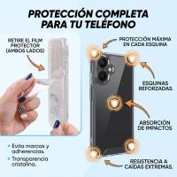 Funda para Samsung A57 5G, Carcasa 360 Full Body 2 Piezas Antigolpes con Protector Pantalla Incorporado Meloenvias - details 2