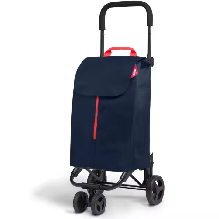 Vileda I Carro Twin I Carrito de cuatro ruedas que permite empujar y tirar sin esfuerzo I Estructura de acero y resina y bolsa 100% de poliéster I impermeable, extraíble y lavable, 1 unidad. - 1